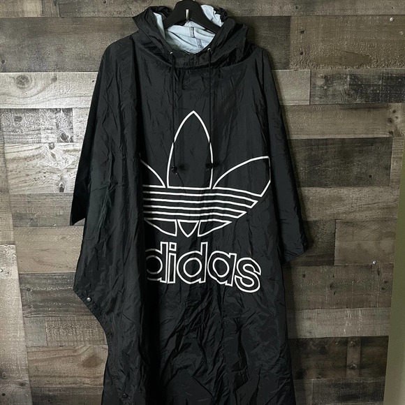 SOLD Adidas Originals VTG Rain Poncho One Size - Picture 1 of 3